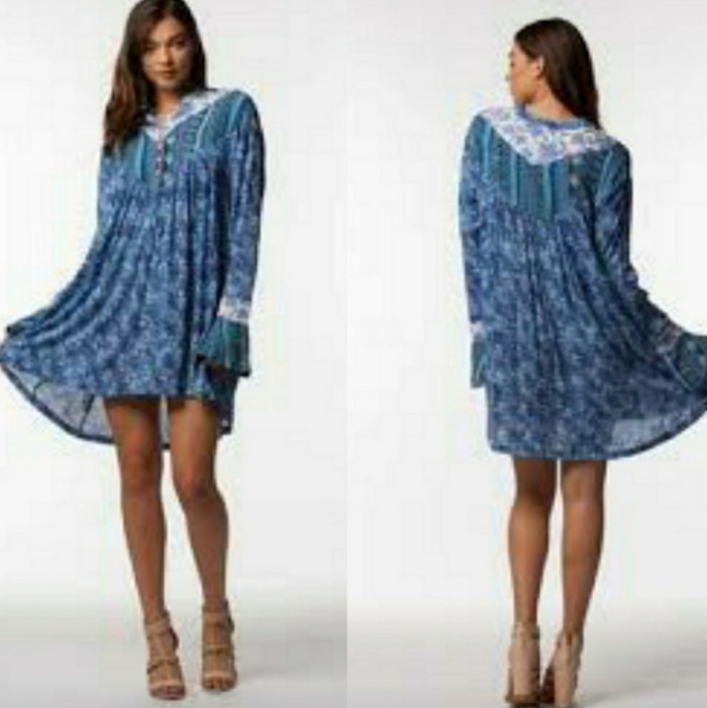 Koi Boho Tunic Flowy Dress - PPLA Free People